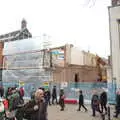 Another angle on the demolition, Norwich Station and the Light Tunnel, Norwich, Norfolk  - 21st December 2016