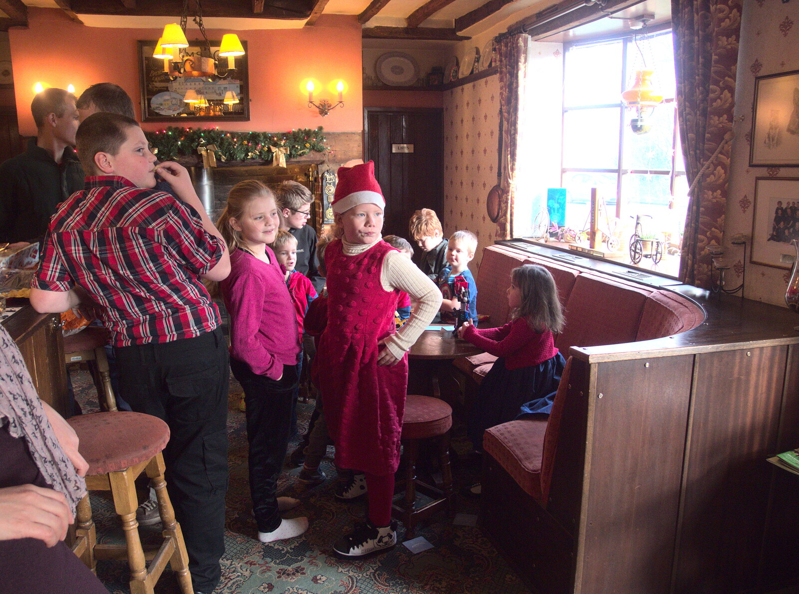 Kids' Corner in the Swan from Christmas and All That, Brome, Suffolk - 25th December 2016
