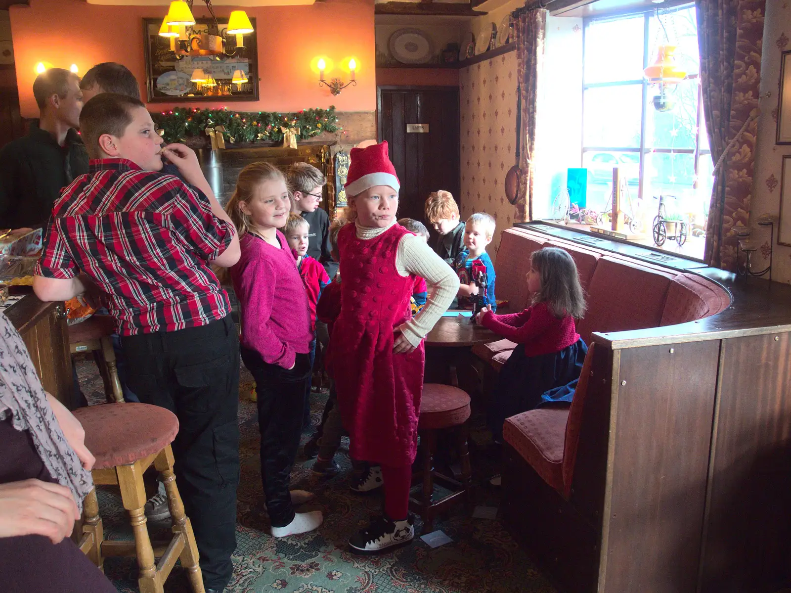 Kids' Corner in the Swan, from Christmas and All That, Brome, Suffolk - 25th December 2016