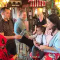 Nicolas reaches for a bottle of water, Christmas and All That, Brome, Suffolk - 25th December 2016