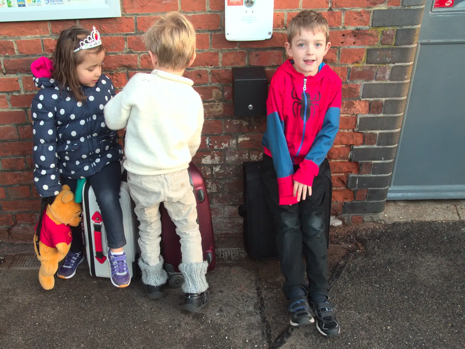 Fred joins the gang, from Boxing Day in Southwold, Suffolk - 26th December 2016