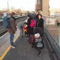 Under the bridge at the station, Boxing Day in Southwold, Suffolk - 26th December 2016