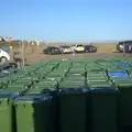 A million wheelie bins at Southwold, Boxing Day in Southwold, Suffolk - 26th December 2016