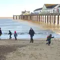 More messing around on the beach, Boxing Day in Southwold, Suffolk - 26th December 2016