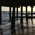 Under the pier, Boxing Day in Southwold, Suffolk - 26th December 2016