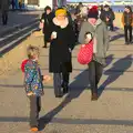 Haryanna, Isobel and Harry on the prom, Boxing Day in Southwold, Suffolk - 26th December 2016