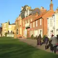 Walking past the nice houses on South Green, Boxing Day in Southwold, Suffolk - 26th December 2016