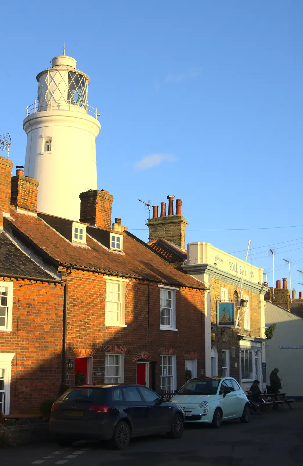 The lighthouse on St James Green, from Boxing Day in Southwold, Suffolk - 26th December 2016