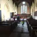 Poking around inside St. Mary's Church, A Trip to Ickworth House, Horringer, Suffolk - 30th December 2016