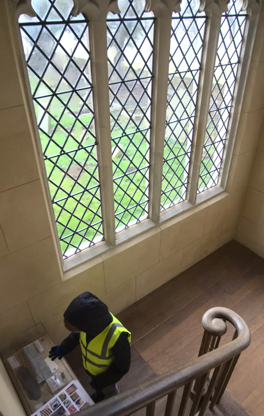 Fred looks at stuff, from A Trip to Ickworth House, Horringer, Suffolk - 30th December 2016