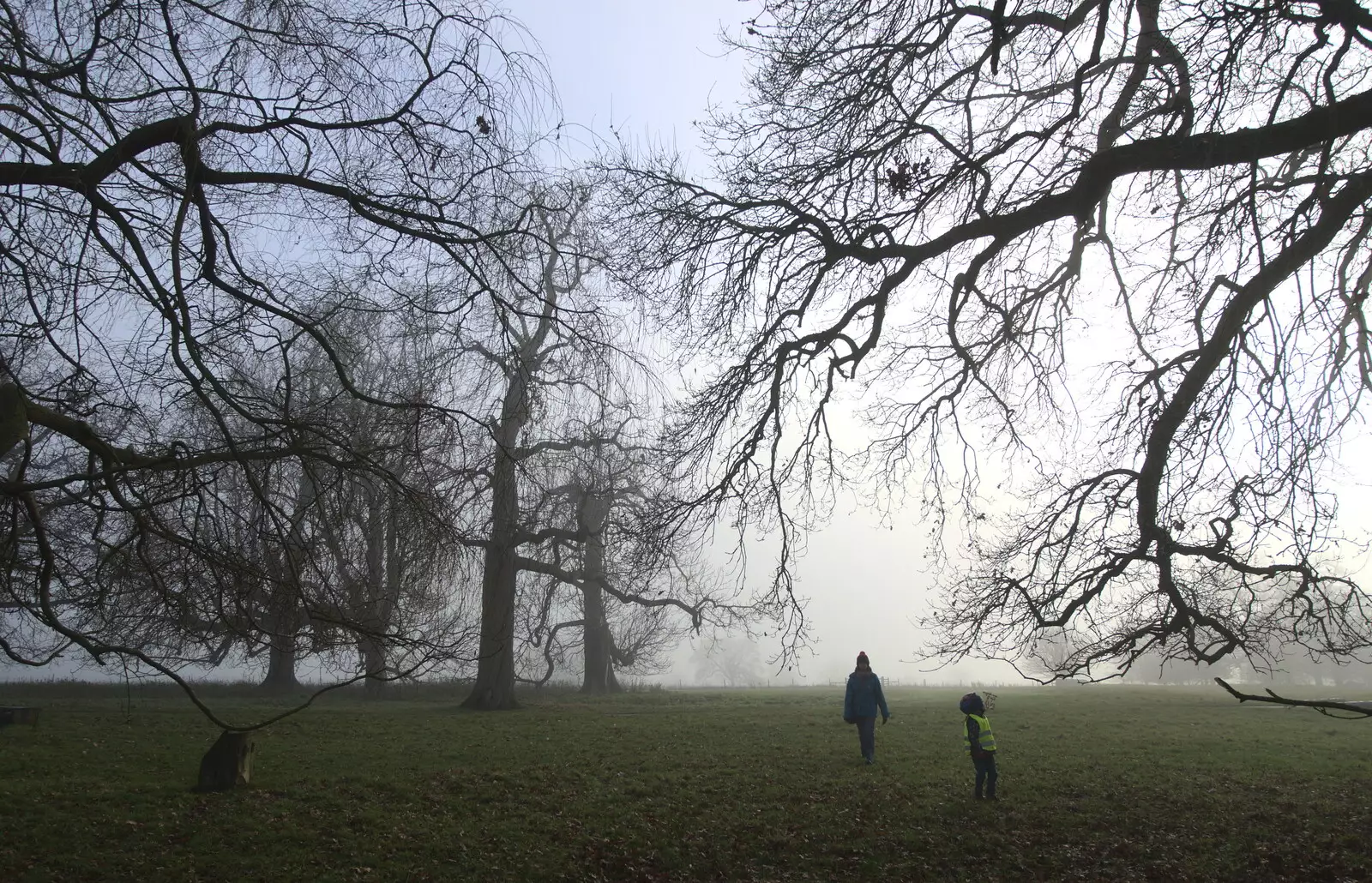 Isobel and Fred, from A Trip to Ickworth House, Horringer, Suffolk - 30th December 2016