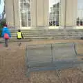 Isobel and Fred near the orangery, A Trip to Ickworth House, Horringer, Suffolk - 30th December 2016