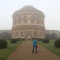 Isobel and the rotunda, A Trip to Ickworth House, Horringer, Suffolk - 30th December 2016