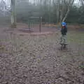 The playground is a bit wet and leafy, A Trip to Ickworth House, Horringer, Suffolk - 30th December 2016