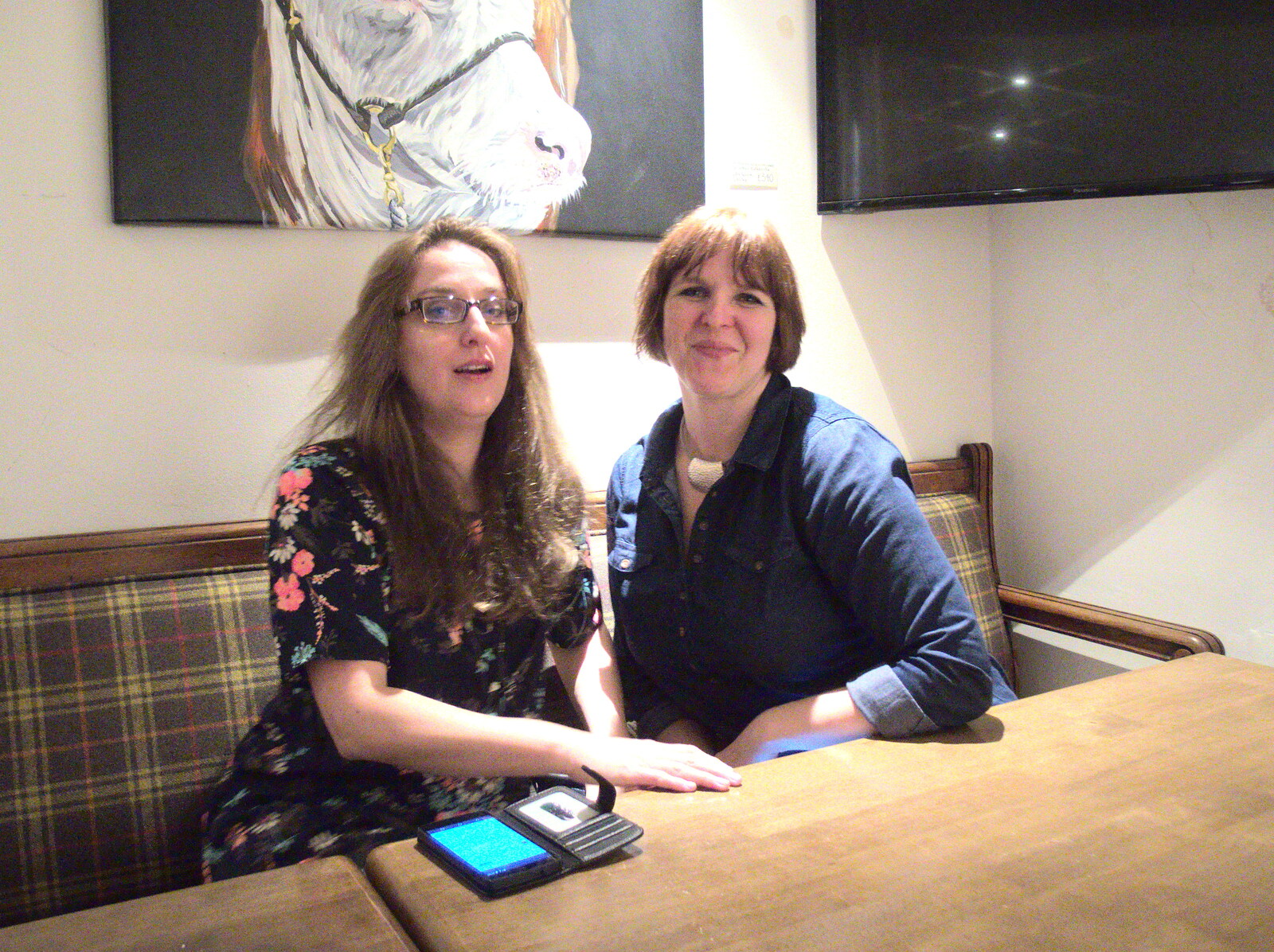 Suey and Sarah from New Year's Eve, The Oaksmere, Brome, Suffolk - 31st December 2016