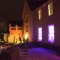 The Oaksmere is lit up with purple, New Year's Eve, The Oaksmere, Brome, Suffolk - 31st December 2016