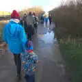 We're on the path to the beach, Horsey Seals and Sea Palling, Norfolk Coast - 2nd January 2017