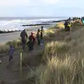 Crowds as far as the eye can see, Horsey Seals and Sea Palling, Norfolk Coast - 2nd January 2017