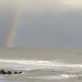 There's a bit of a rainbow out to sea, Horsey Seals and Sea Palling, Norfolk Coast - 2nd January 2017