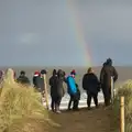 Isobel just misses the end of the rainbow, Horsey Seals and Sea Palling, Norfolk Coast - 2nd January 2017