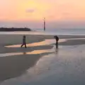 The boys on the beach as the sun goes down, Horsey Seals and Sea Palling, Norfolk Coast - 2nd January 2017