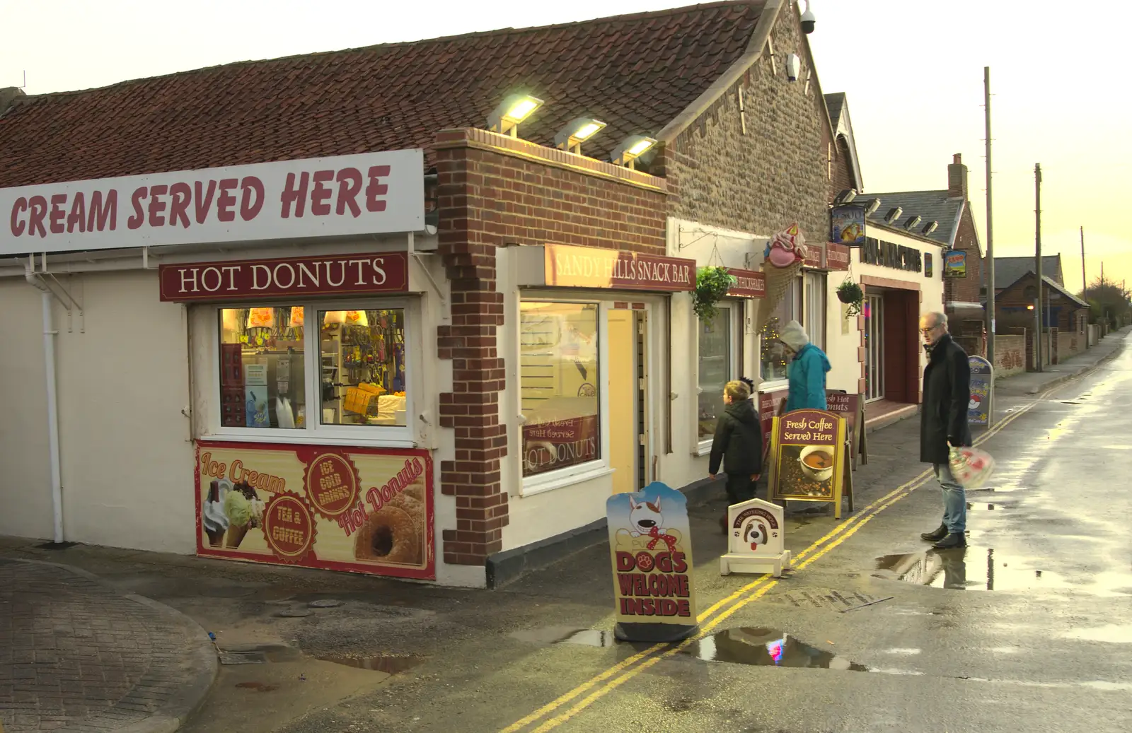 The Sandy Hills Snack Bar, from Horsey Seals and Sea Palling, Norfolk Coast - 2nd January 2017