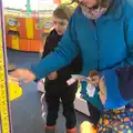 Isobel feeds a machine, Horsey Seals and Sea Palling, Norfolk Coast - 2nd January 2017