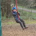 Harry swings around, A Day at High Lodge, Brandon, Suffolk - 3rd January 2017