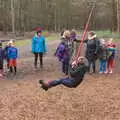 Fred has a go as everyone else looks on, A Day at High Lodge, Brandon, Suffolk - 3rd January 2017