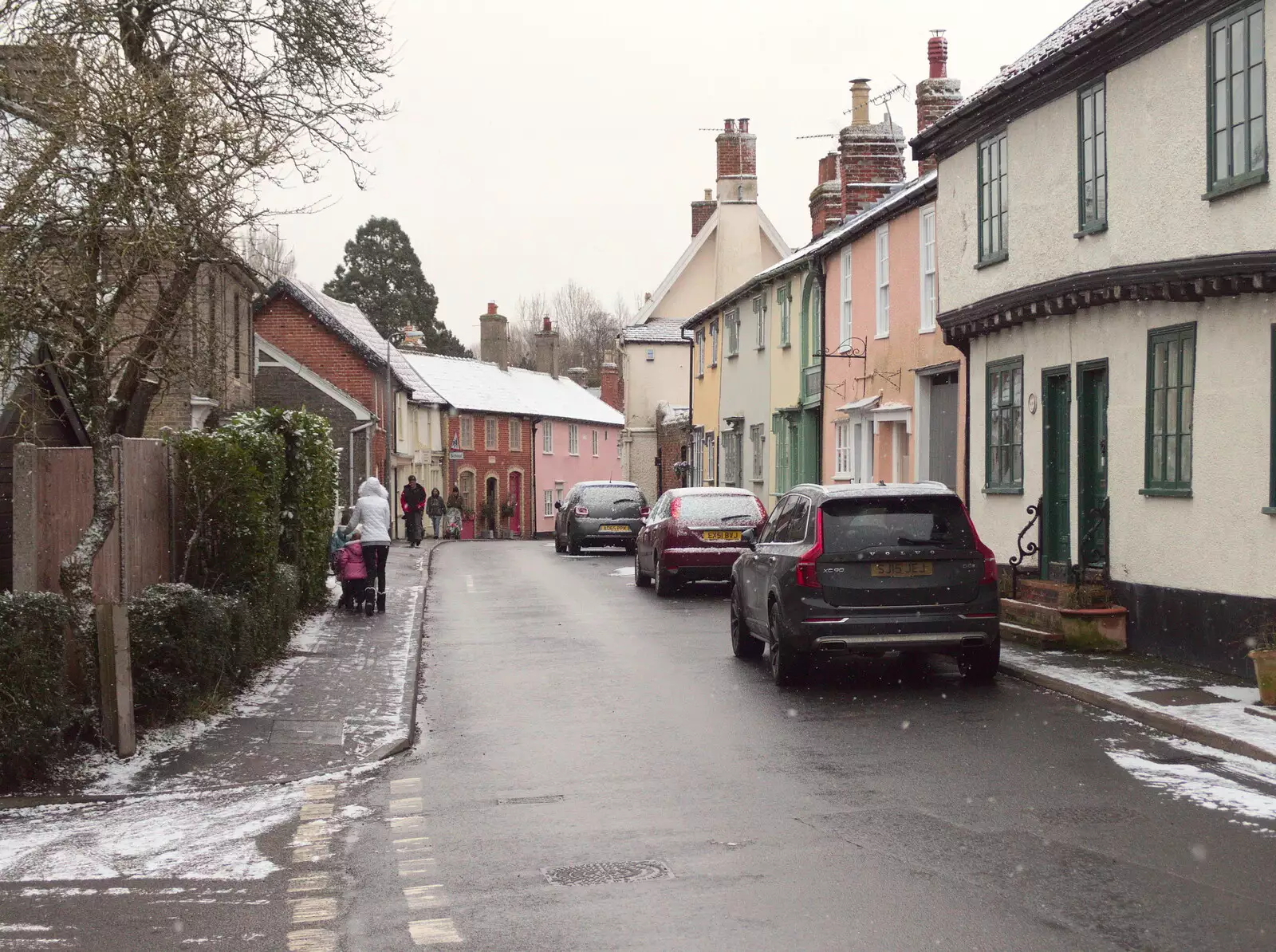 Church Street in Eye, from A Snowy January Miscellany, Eye, Suffolk - 15th January 2017