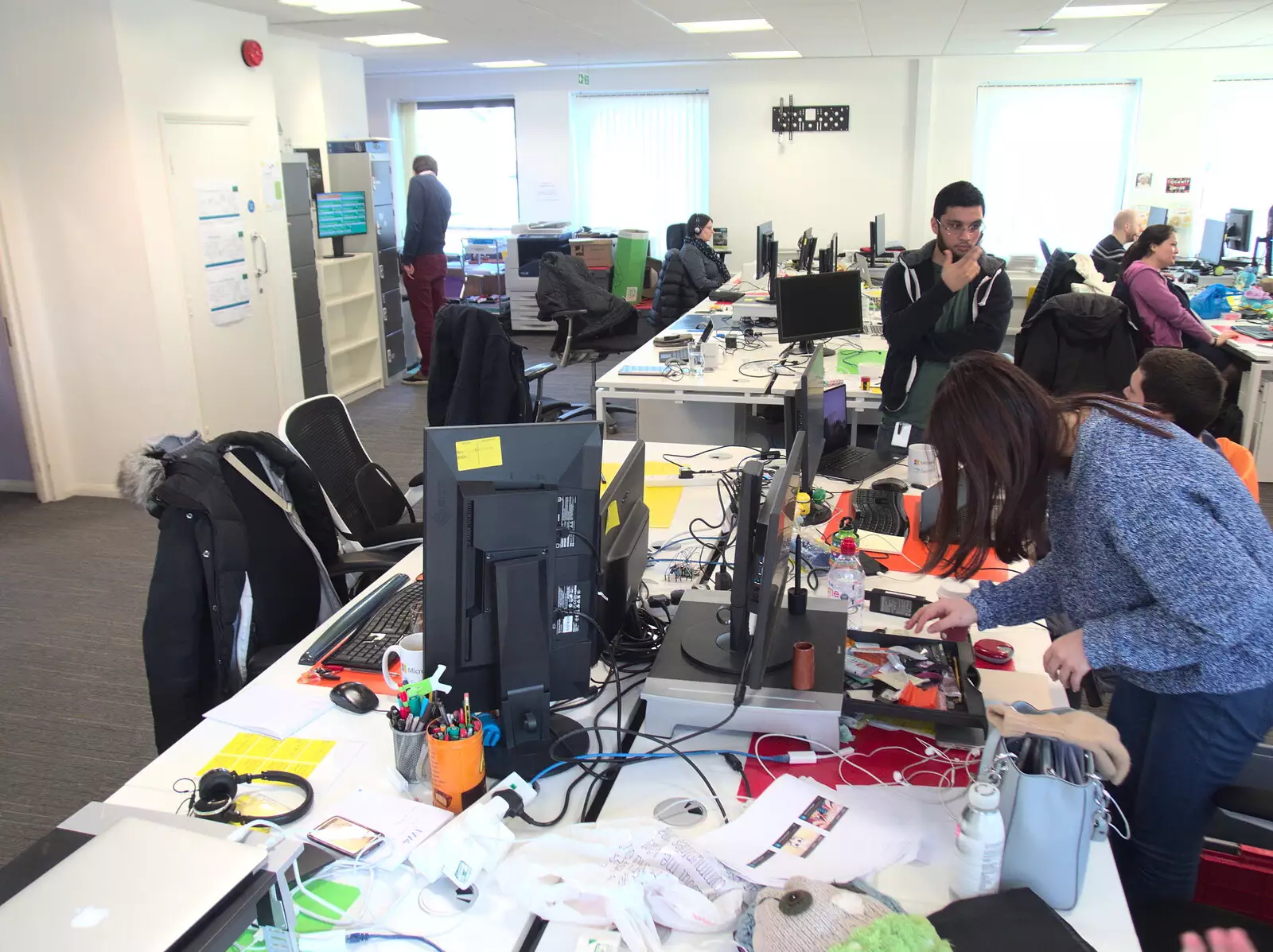 The second floor office, from SwiftKey's Last Days in Southwark and a Taxi Protest, London - 18th January 2017