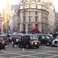 The taxis have blockaded Bank Junction, SwiftKey's Last Days in Southwark and a Taxi Protest, London - 18th January 2017