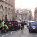 Looking back to Bank junction, SwiftKey's Last Days in Southwark and a Taxi Protest, London - 18th January 2017