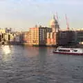 Waterfront buildings and St. Paul's, SwiftKey's Last Days in Southwark and a Taxi Protest, London - 18th January 2017