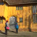 Outside Little Hall, A Day in Lavenham, Suffolk - 22nd January 2017