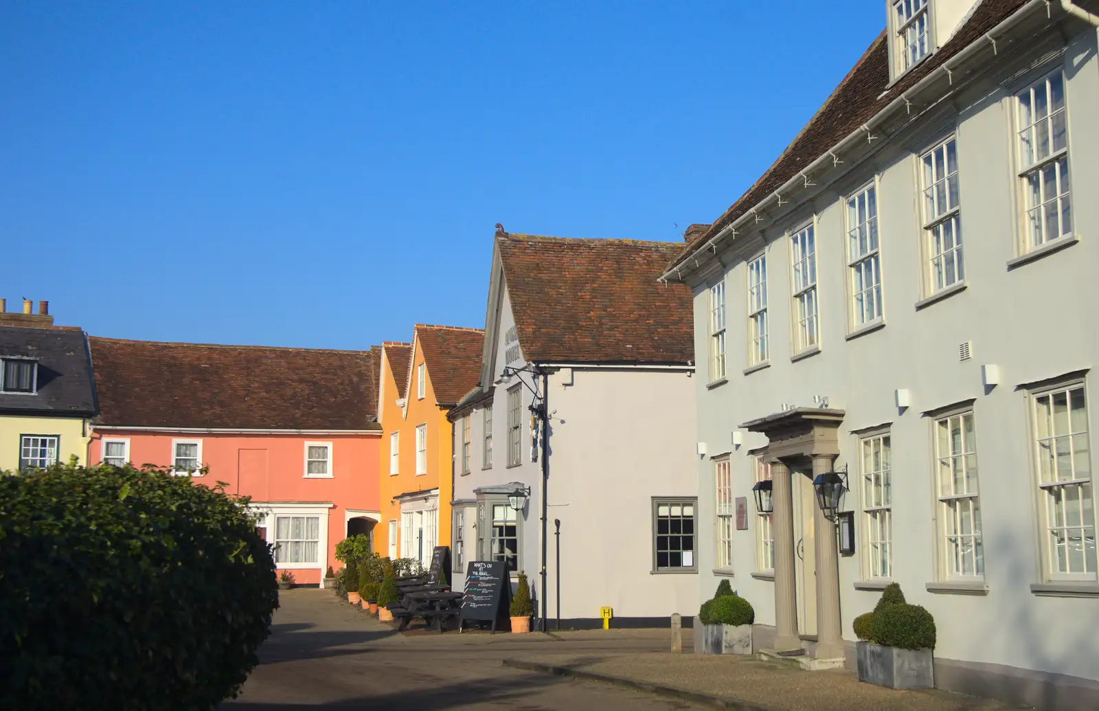 Lavenham buildings, from A Day in Lavenham, Suffolk - 22nd January 2017