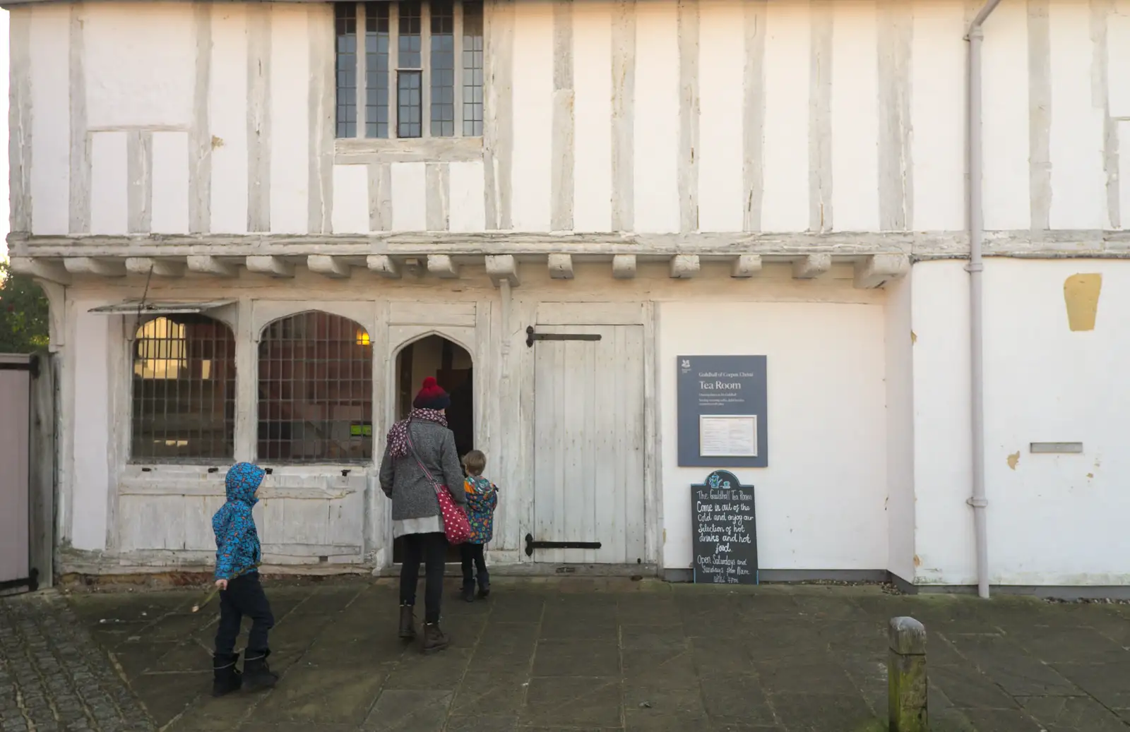 We head into the National Trust tea rooms, from A Day in Lavenham, Suffolk - 22nd January 2017