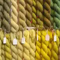 Local wool, dyed with various plant and minerals, A Day in Lavenham, Suffolk - 22nd January 2017