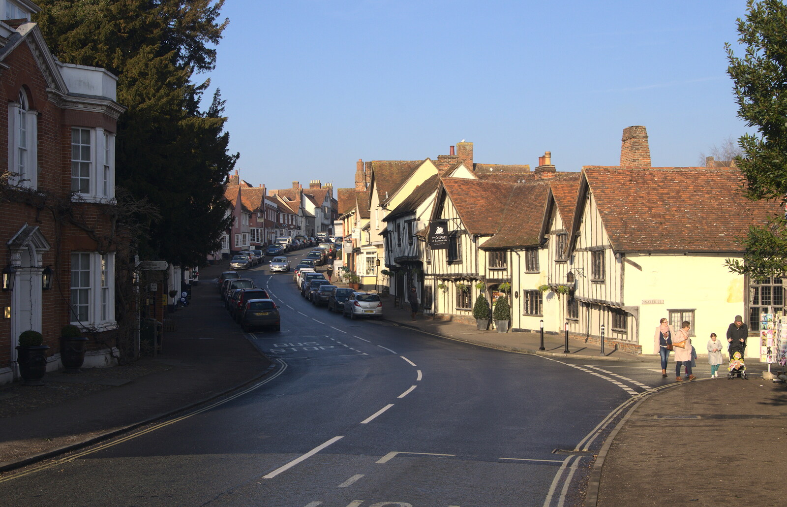 Lavenham High Street from A Day in Lavenham, Suffolk - 22nd January 2017