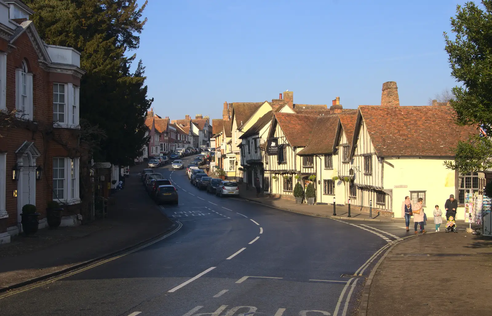 Lavenham High Street, from A Day in Lavenham, Suffolk - 22nd January 2017