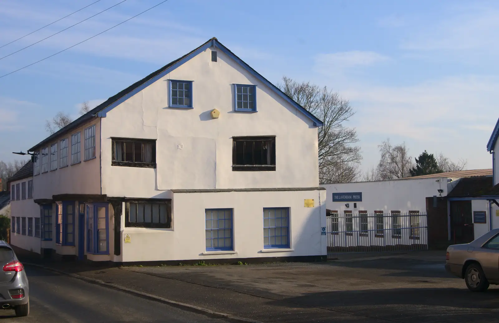 Buildings of the Lavenham Press, from A Day in Lavenham, Suffolk - 22nd January 2017