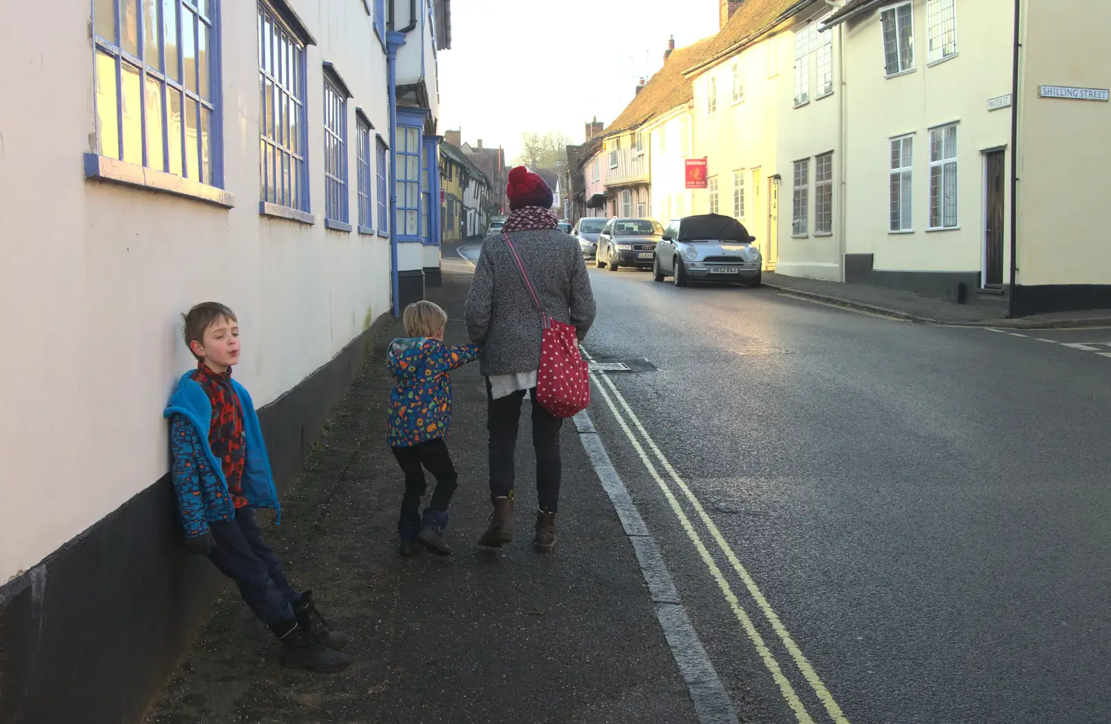 Fred looks a bit 'meh', from A Day in Lavenham, Suffolk - 22nd January 2017