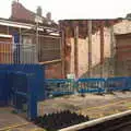 The wreck of Forest Gate station, Grandad's Fire and SwiftKey Moves Offices, Eye and Paddington - 23rd January 2017