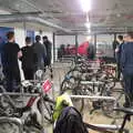 We inspect the changing rooms and bike storage, Grandad's Fire and SwiftKey Moves Offices, Eye and Paddington - 23rd January 2017