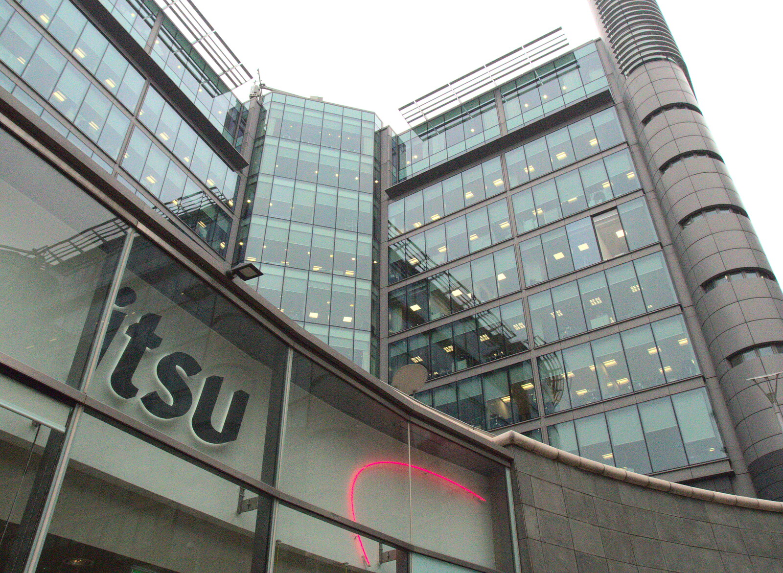 Itsu and office buildings from Grandad's Fire and SwiftKey Moves Offices, Eye and Paddington - 23rd January 2017