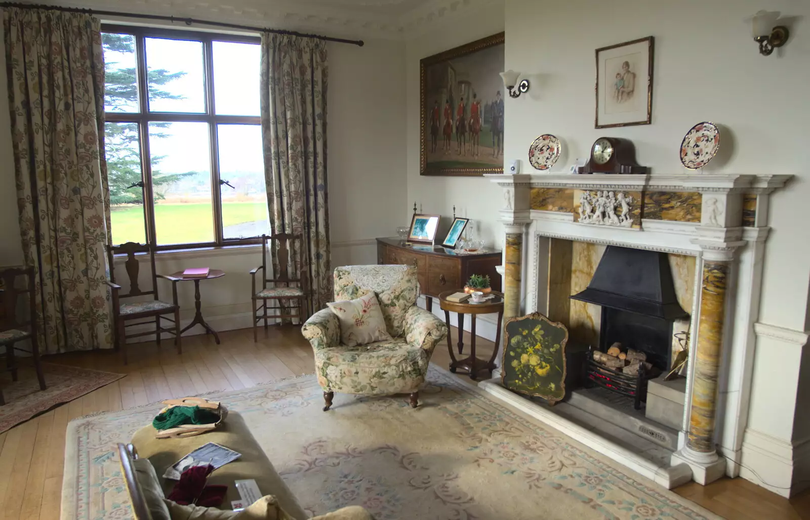 Another reception room, from A Trip to Sutton Hoo, Woodbridge, Suffolk - 29th January 2017