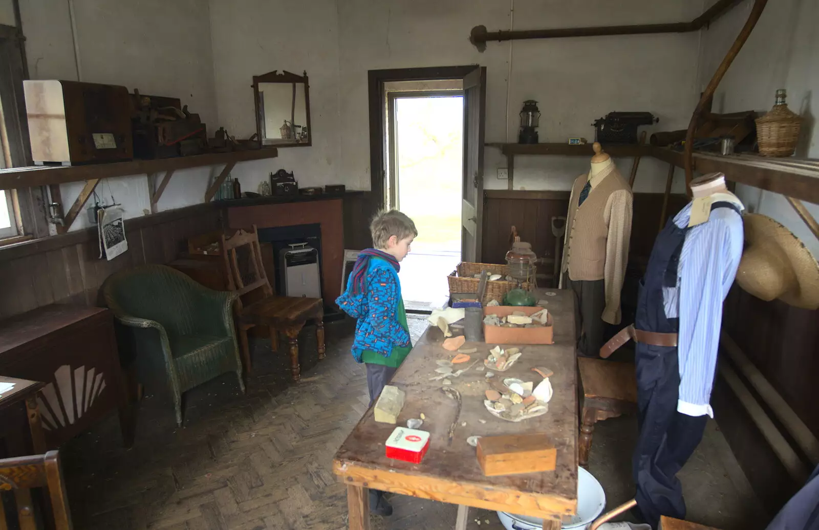 Basil Brown's work shed, from A Trip to Sutton Hoo, Woodbridge, Suffolk - 29th January 2017