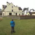 Fred outside Tranmer House, A Trip to Sutton Hoo, Woodbridge, Suffolk - 29th January 2017