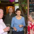 Colin, Apple, Pippa and Jill, Sylvia's 70th Birthday up the Swan Inn, Brome, Suffolk - 11th February 2017