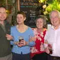 Apple, Pip, Jill and Colin, Sylvia's 70th Birthday up the Swan Inn, Brome, Suffolk - 11th February 2017